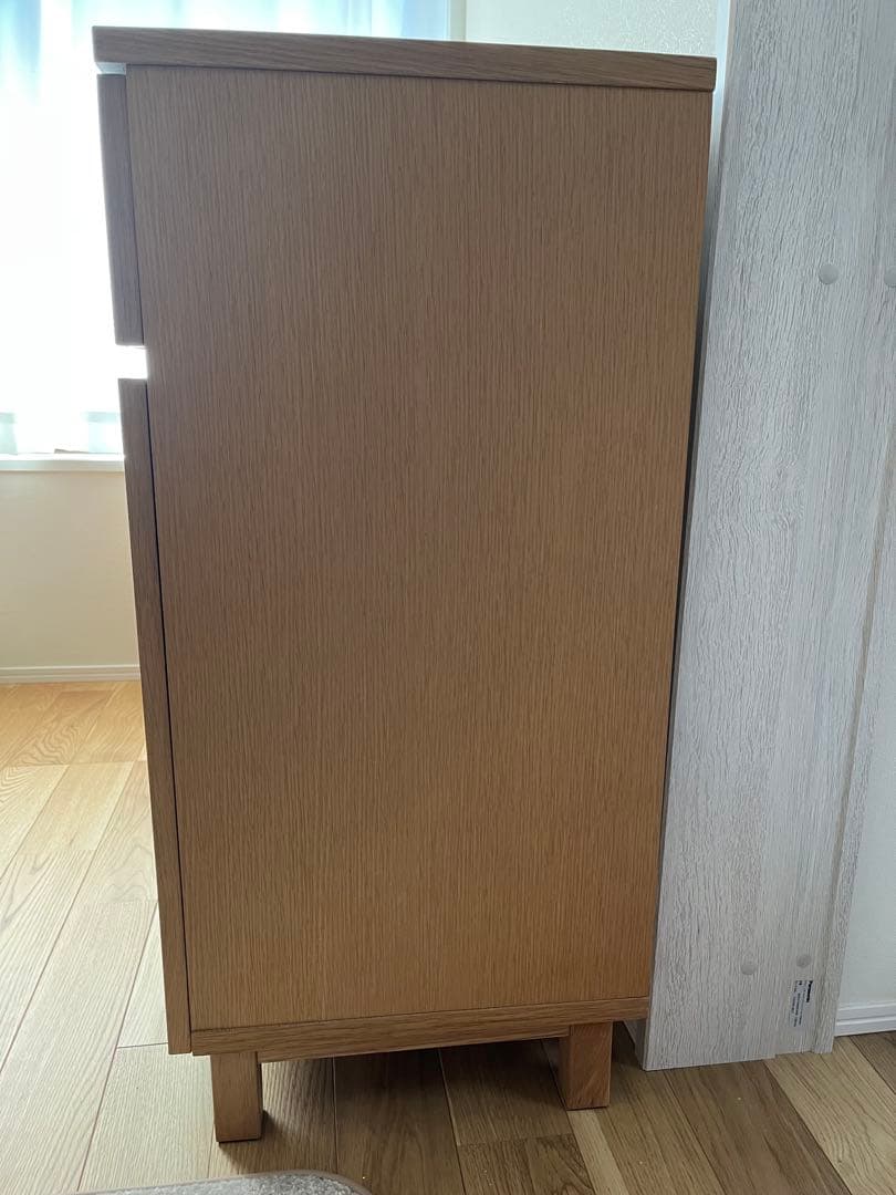 無印良品　オーク材キャビネット大 木製扉