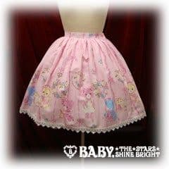 BABY　 なかよしくみゃちゃん柄　リリアン　スカート