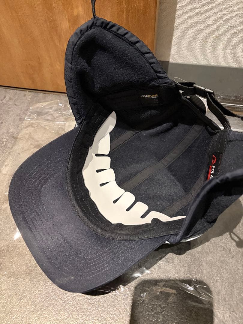 Supreme Polartec 耳当て付キャンプキャップ 黒