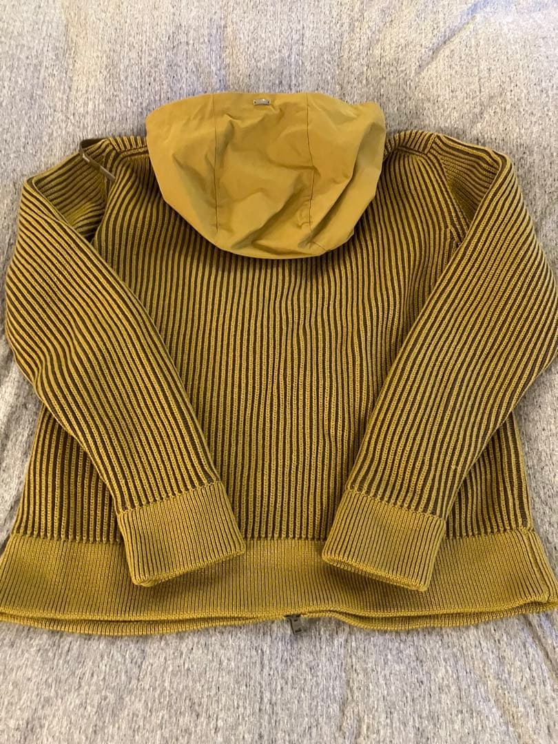 田*.様 Herno リブ編みフード付きジャケット