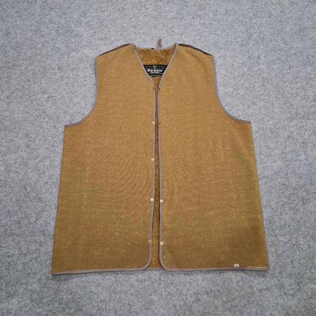 希少色　70s 　バブアー　40 パイル　ライナー　ベスト　A295