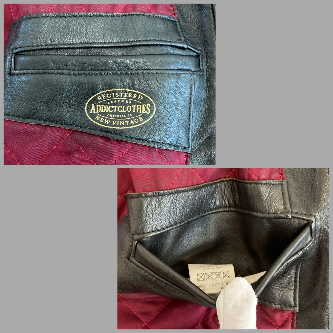 アディクトクローズ／AD-01 センタージップジャケット（シープ） 34 ♬