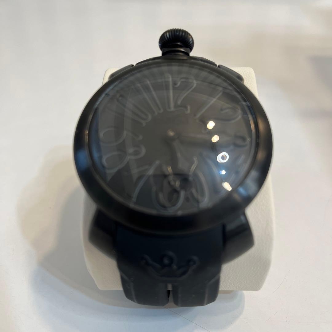 ガガミラノ　48mm マヌアーレ 手巻き式　ラバーベルト