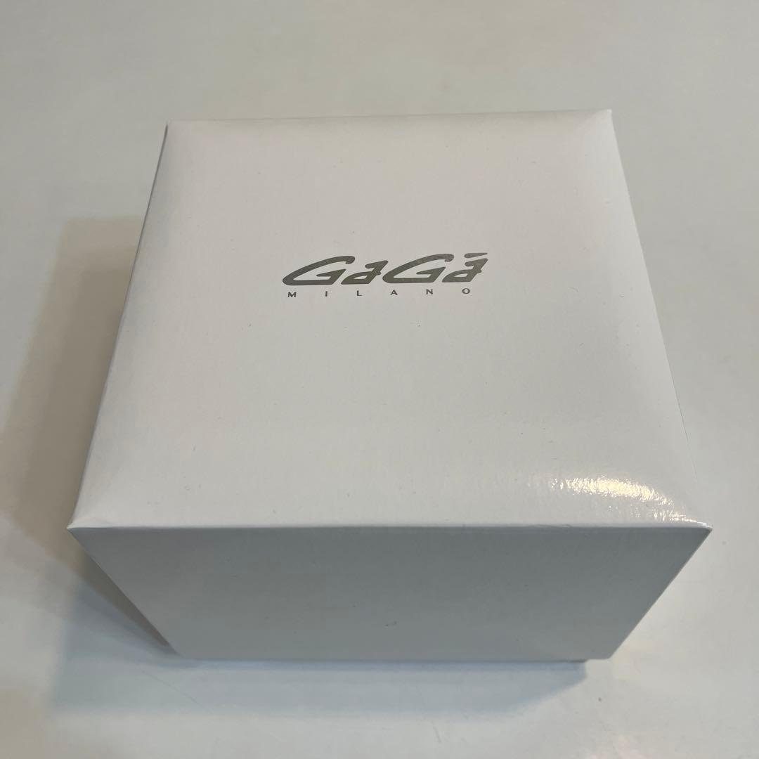 ガガミラノ　48mm マヌアーレ 手巻き式　ラバーベルト