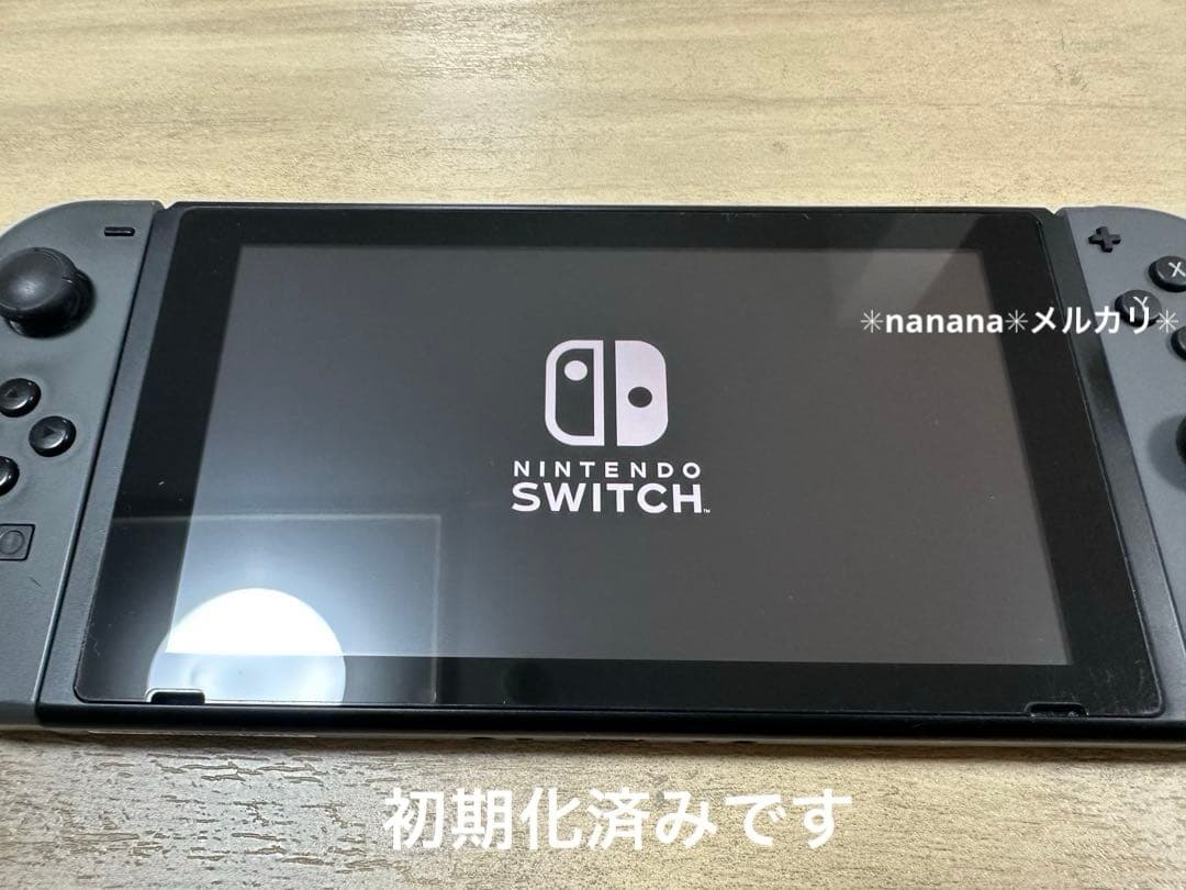 Nintendo Switch 本体 グレー バッテリー強化版 箱付 動作確認済