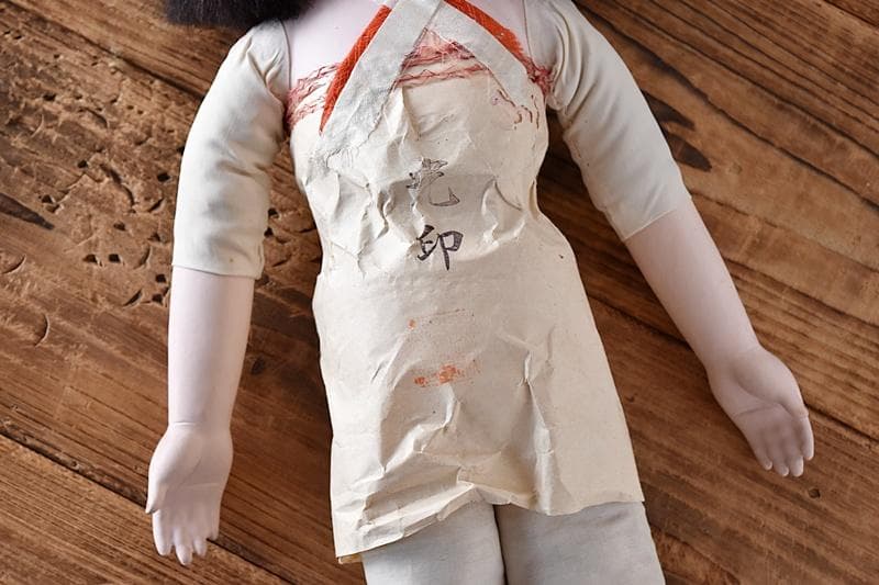 市松人形 昭和初期　女の子　光印　50㎝　光龍斎　初代東光　丸平