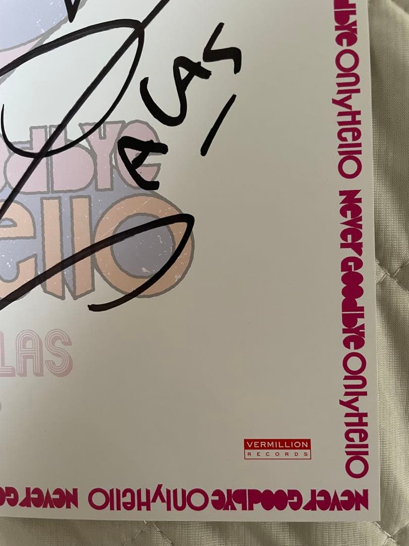 INABA/SALAS 直筆 サイン 色紙 稲葉浩志 B'z 会場限定