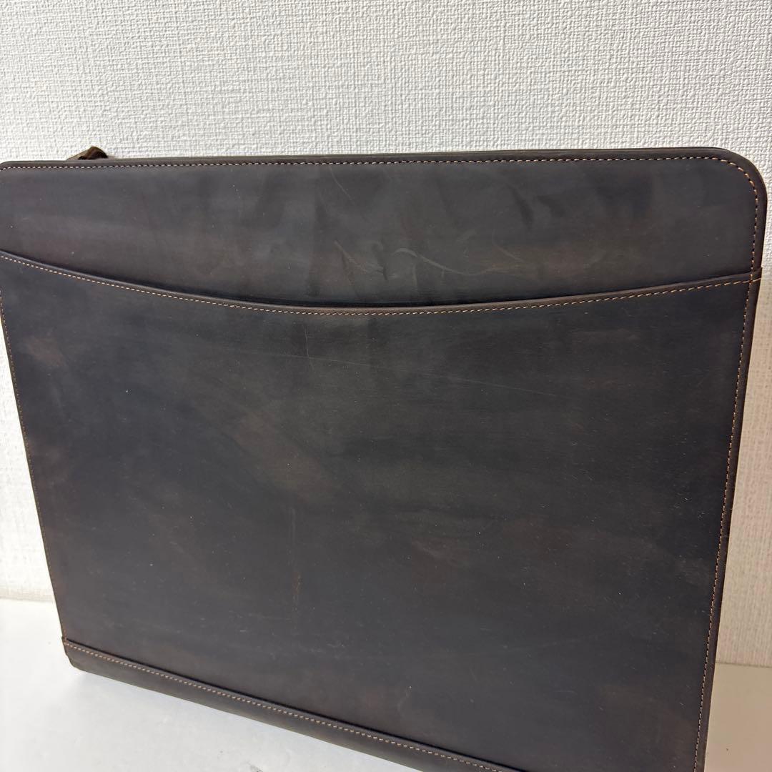 レザービジネスiPadジッパーフォルダー多機能会議ドキュメントホルダーオフィス