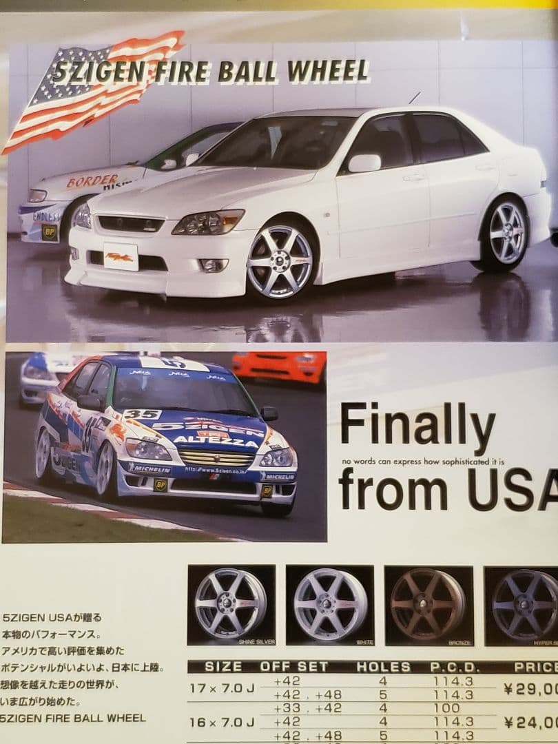 ☆希少 5ZIGEN R34 GT-R 他 マフラー & ホイール カタログ