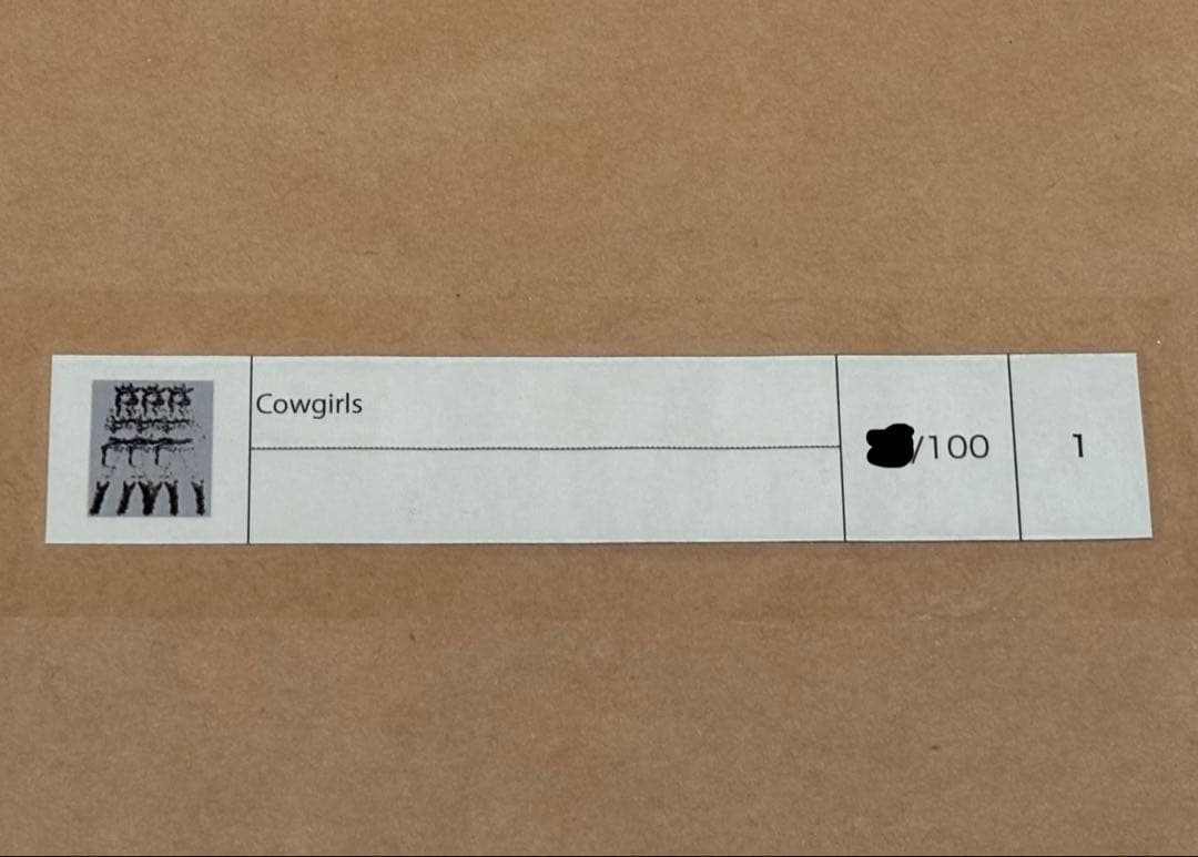 江口寿史 エディションサイン入り版画「Cowgirls」