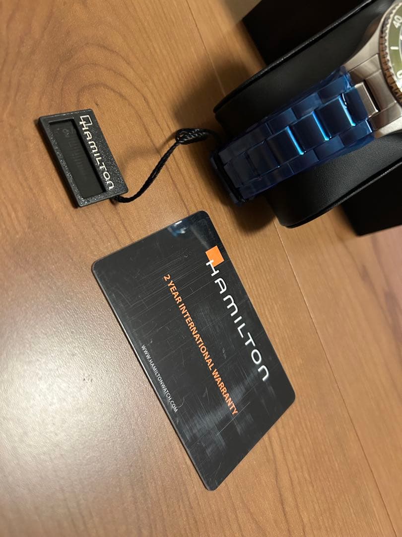 【新品・即日発送】HAMILTONカーキネイビースキューバオーH82375161