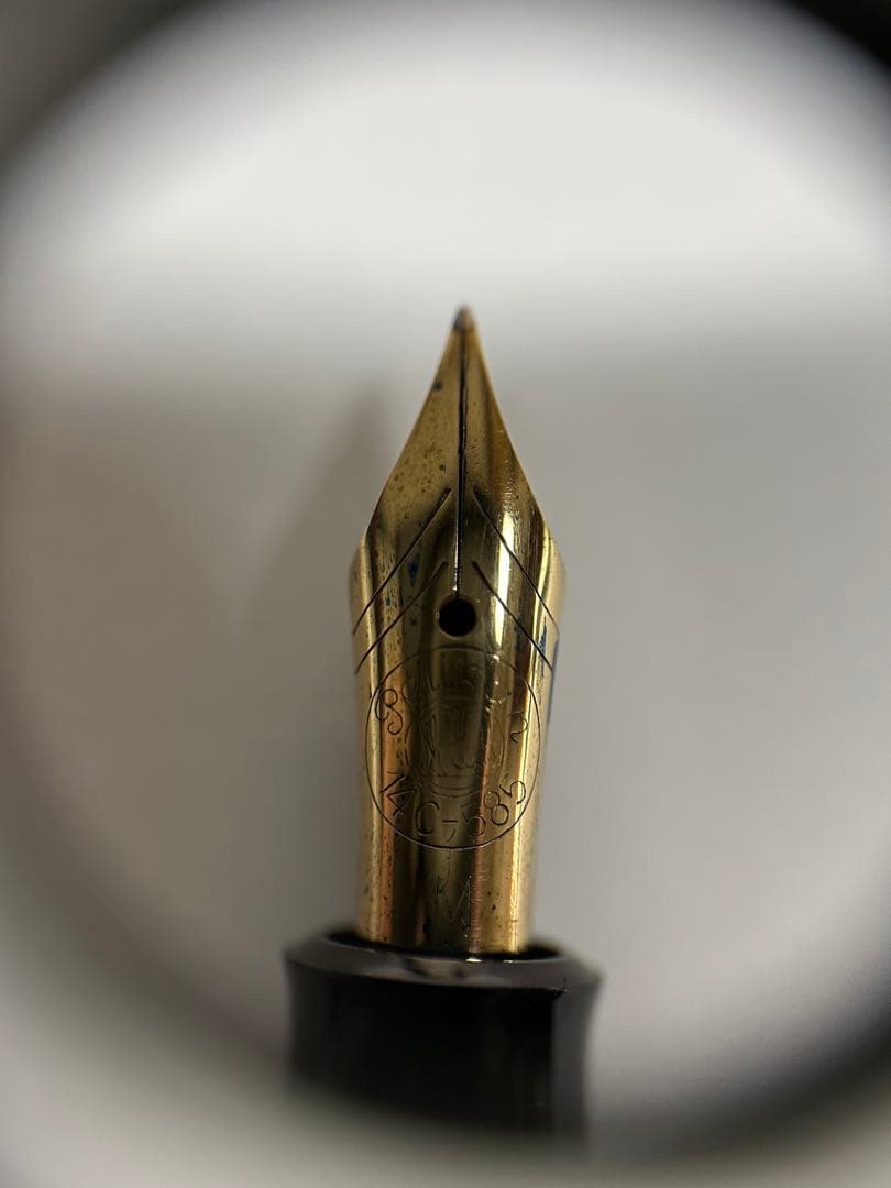 Pelikan classic M205 ペトロールマーブル　400NNのペン先