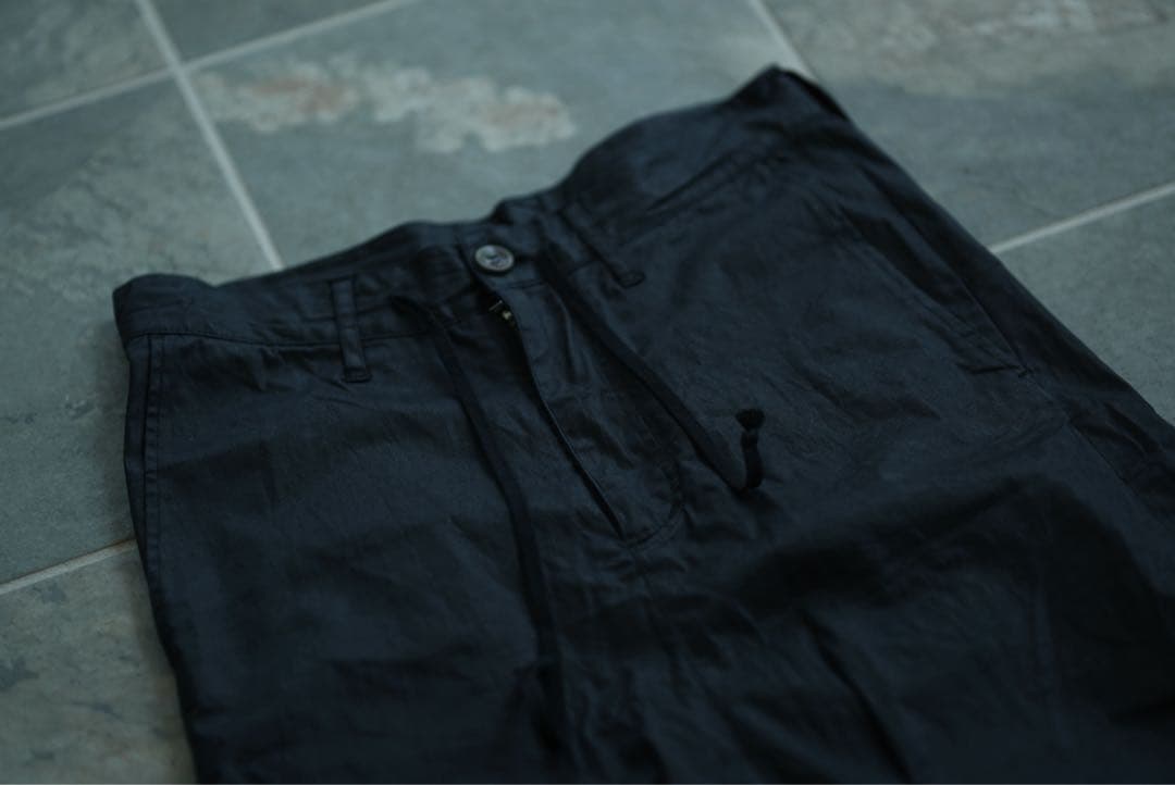 LGB ルグランブルー ジップデザイン パンツ サルエル ブラック