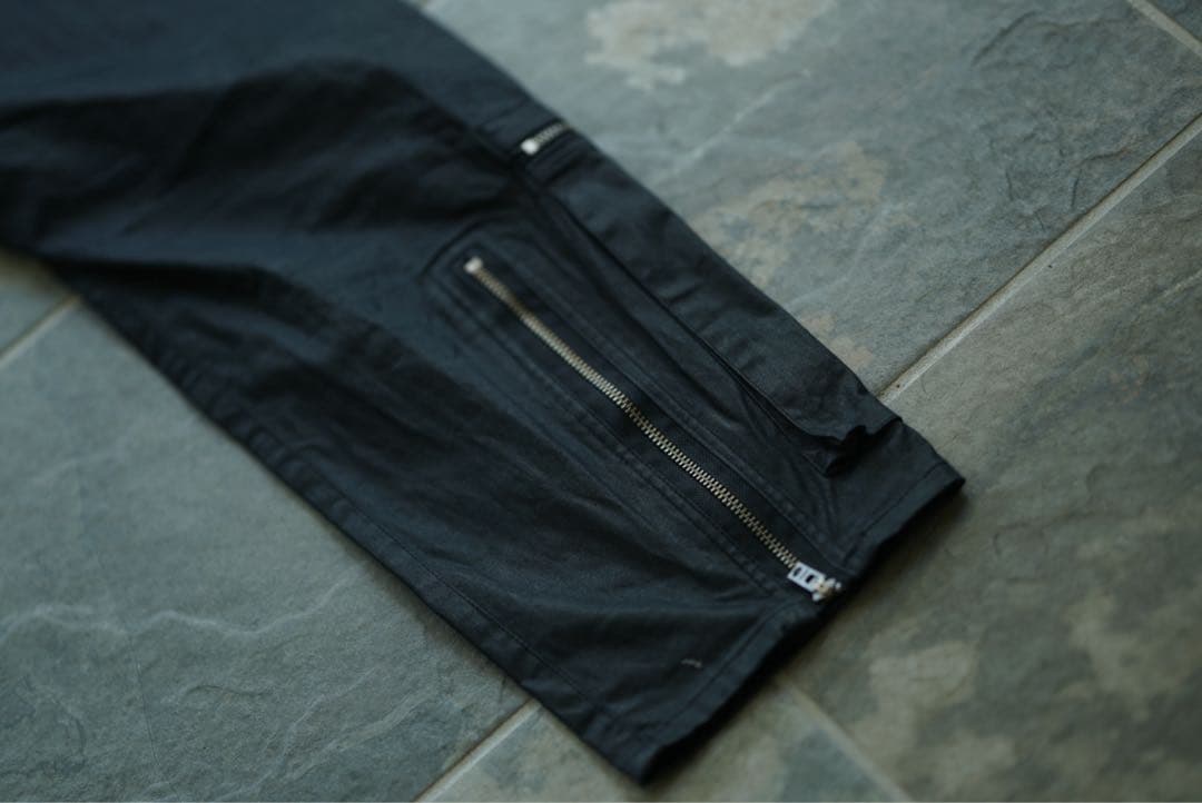 LGB ルグランブルー ジップデザイン パンツ サルエル ブラック