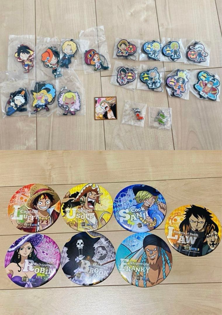 ワンピース USJ 2014/2015 15周年缶バッジ グッズ まとめ売り