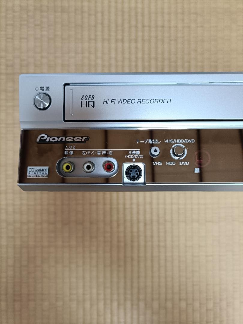 Pioneer DVR-RT7H DVDレコーダー ビデオ HDD パイオニア