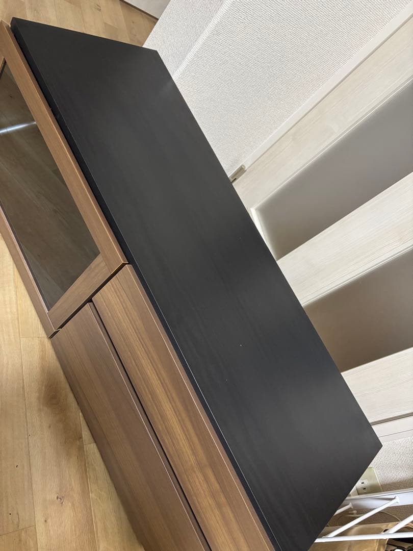 キャスター付 下開きテレビ台　テレビボード