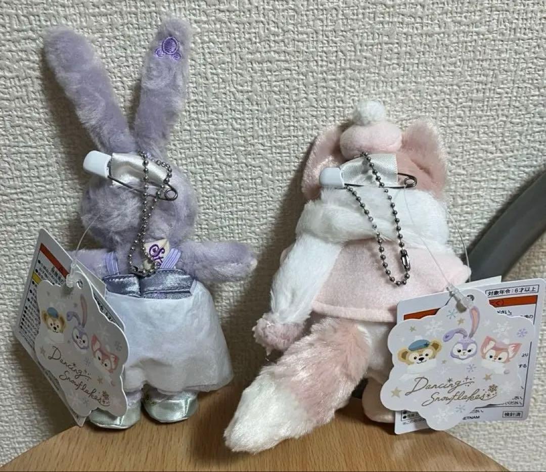 リーナベル　ステラルー　ぬいぐるみバッジ　ダンシングスノーフレークス　クリスマス