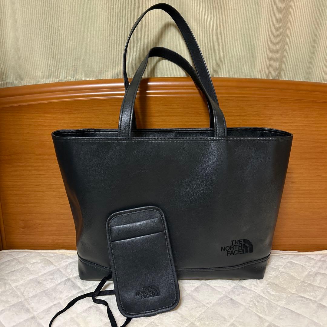 美品　THE NORTH FACE NM82427 チューニングレザー トート