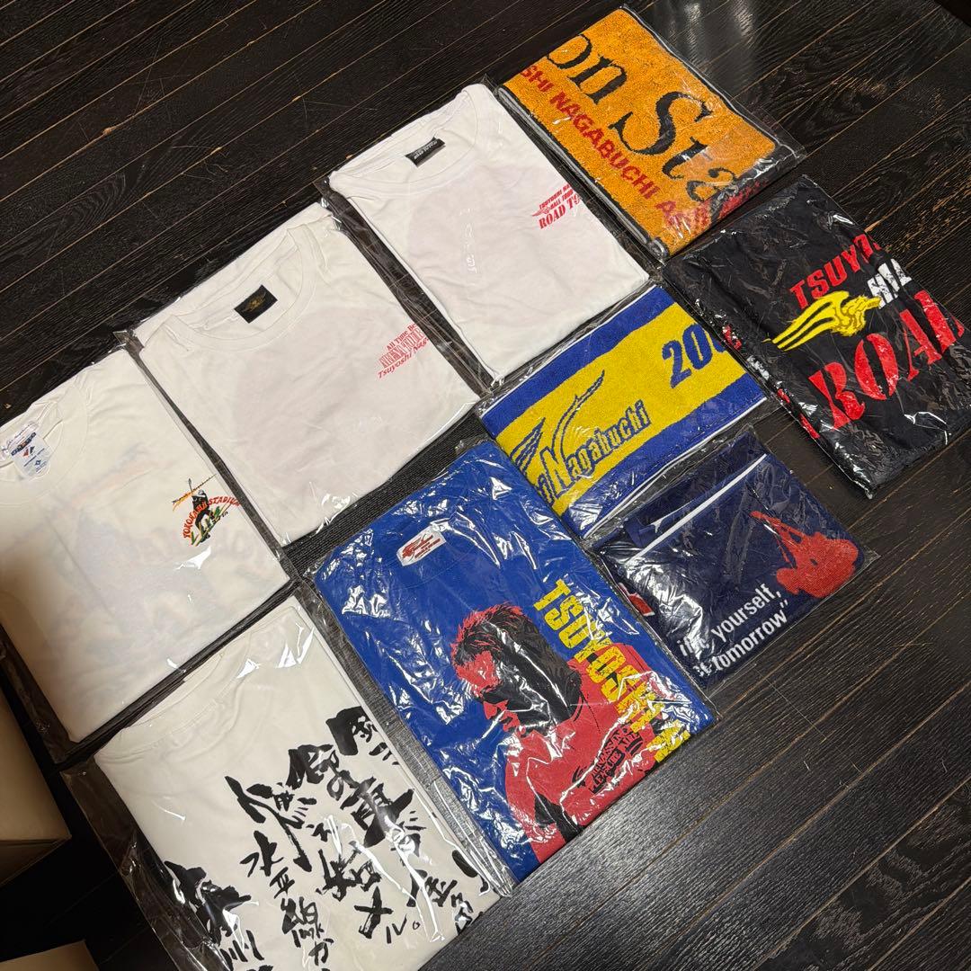 長渕剛　T-シャツ　タオル　公式グッズ　おまとめ　当時品　おまけ付き