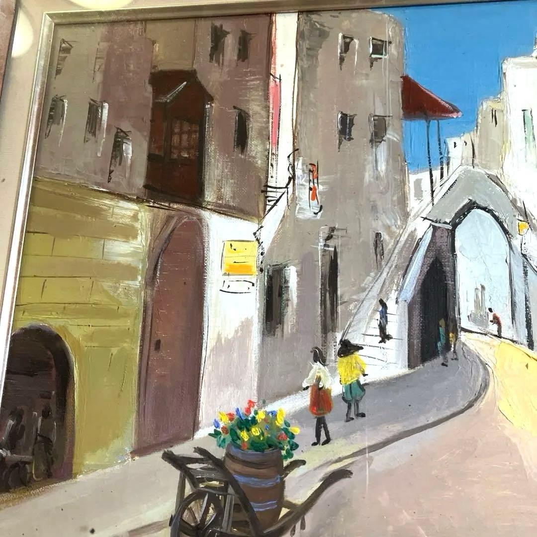 油絵　F8 フランス　⑧ 額入り