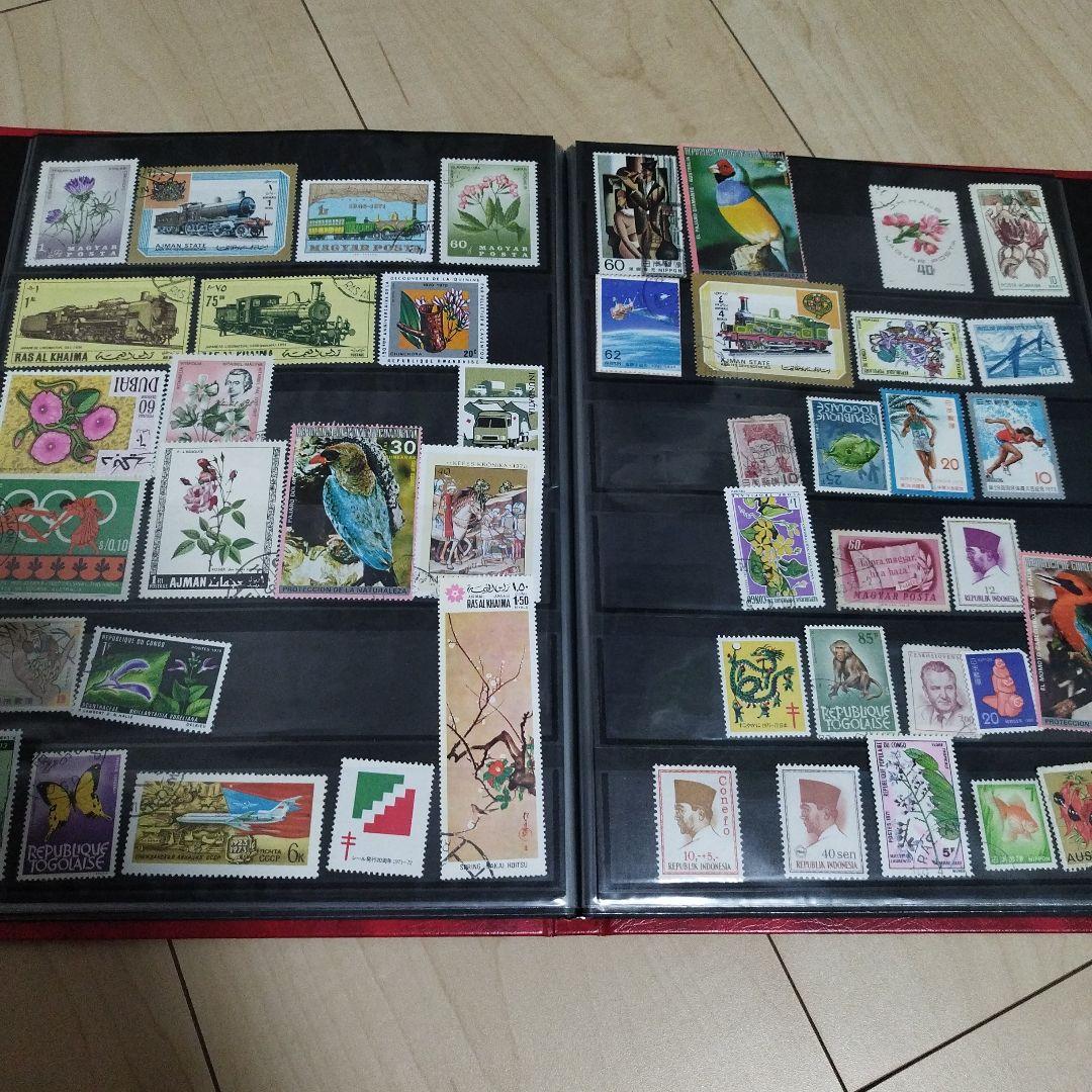 【当時物】使用済　海外切手　プレミア　レトロ　アンティーク