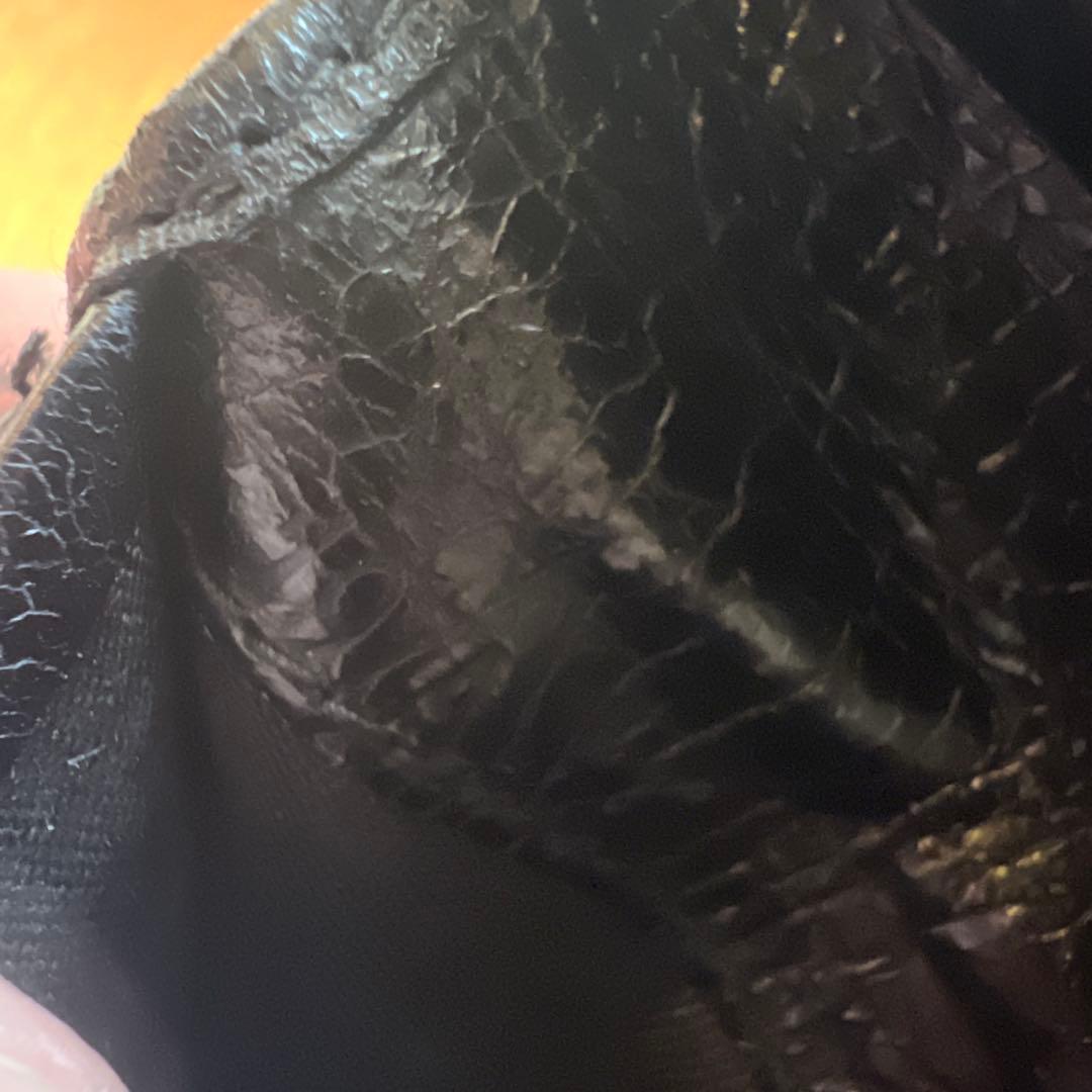 ミュウミュウ　マテラッセ　三つ折り財布　ブラック　レザー