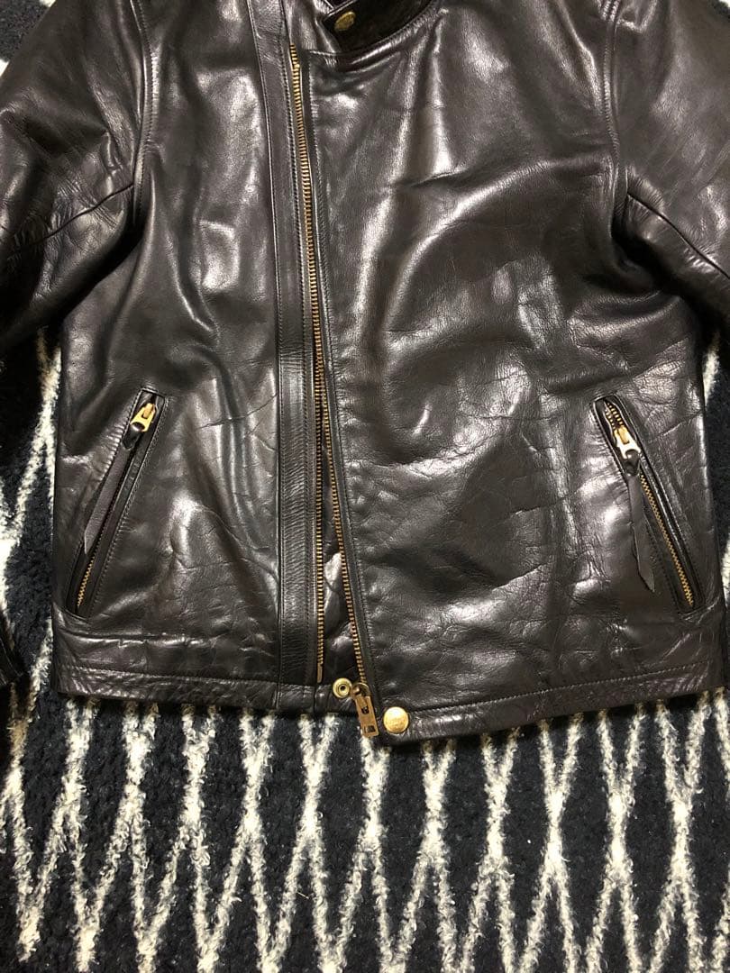 nm！美品！caleeライダースジャケット。M 定価15万！