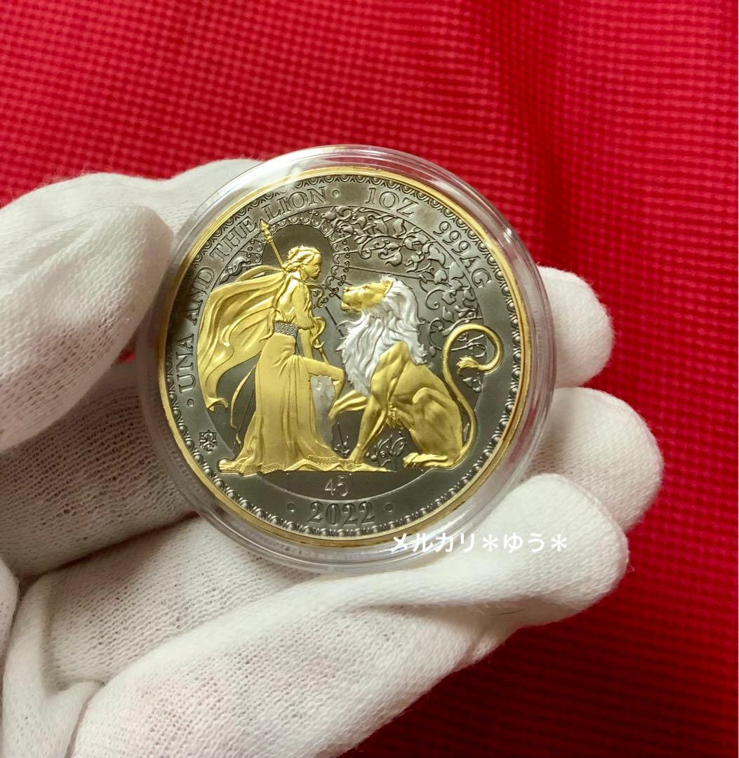 【限定60枚】2022年　ウナとライオン　1オンス　純銀