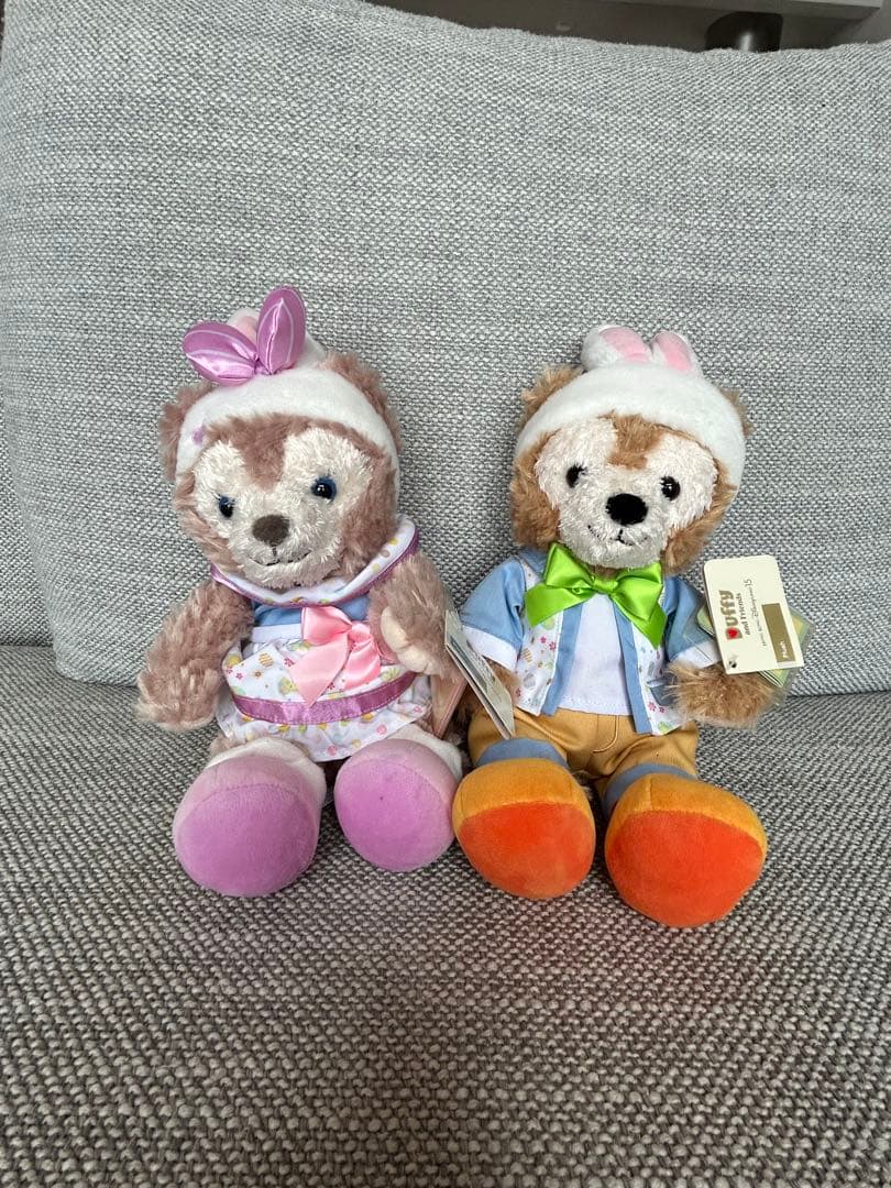 香港ディズニー⭐️イースター2021年　ダフメイぬいぐるみ2点セット
