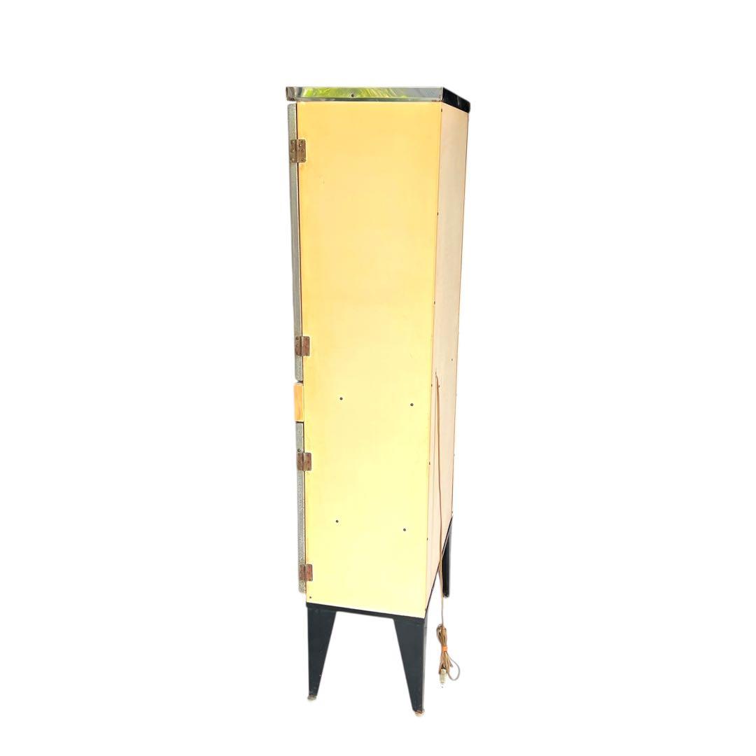 【希少品】昭和 レトロ　紫外線消毒器 ＆ 保管庫 床屋 理容店 ヴィンテージ