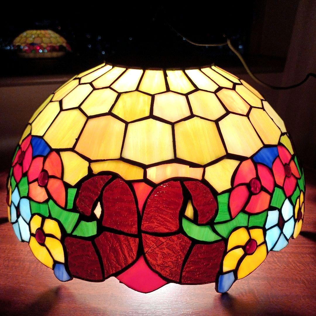ステンドグラス ステンドグラス吊下ランプ ペンダントライト