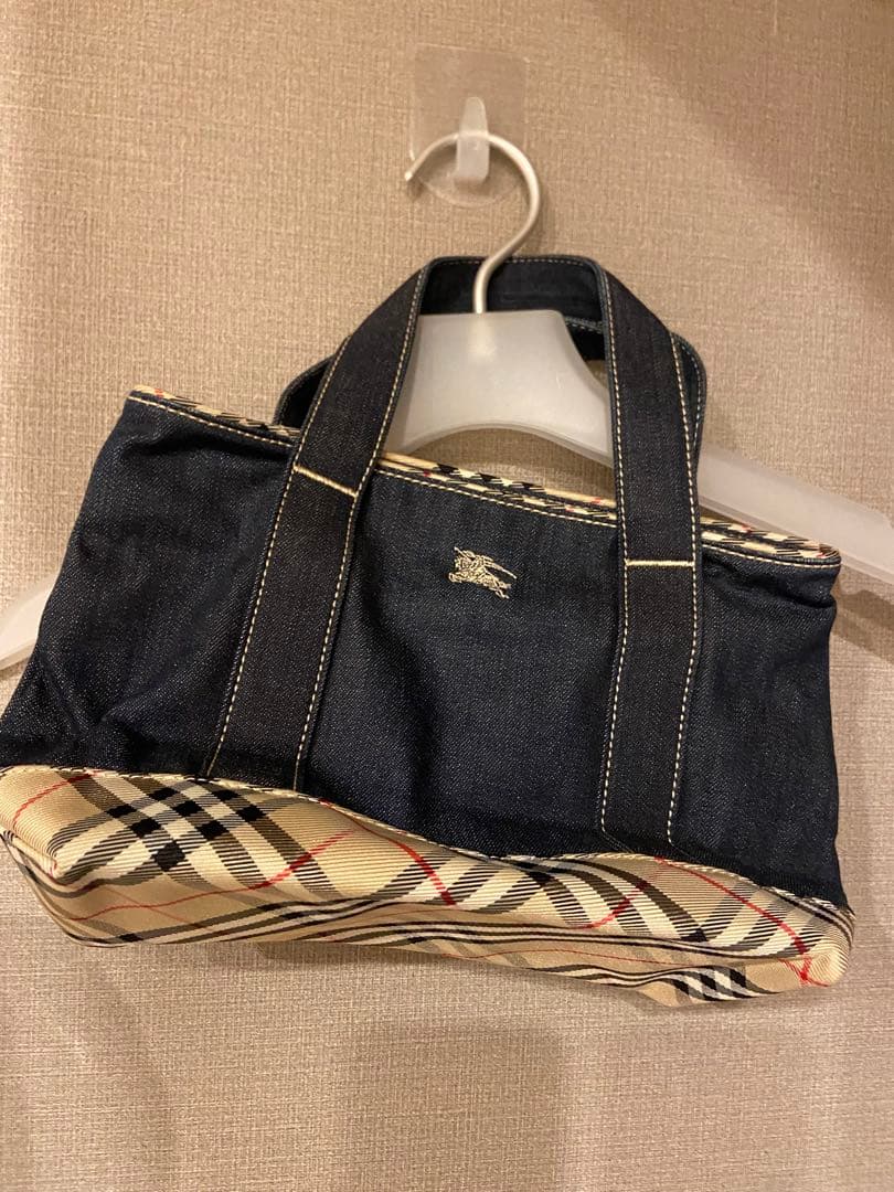 BURBERRY blue label デニムミニバッグ
