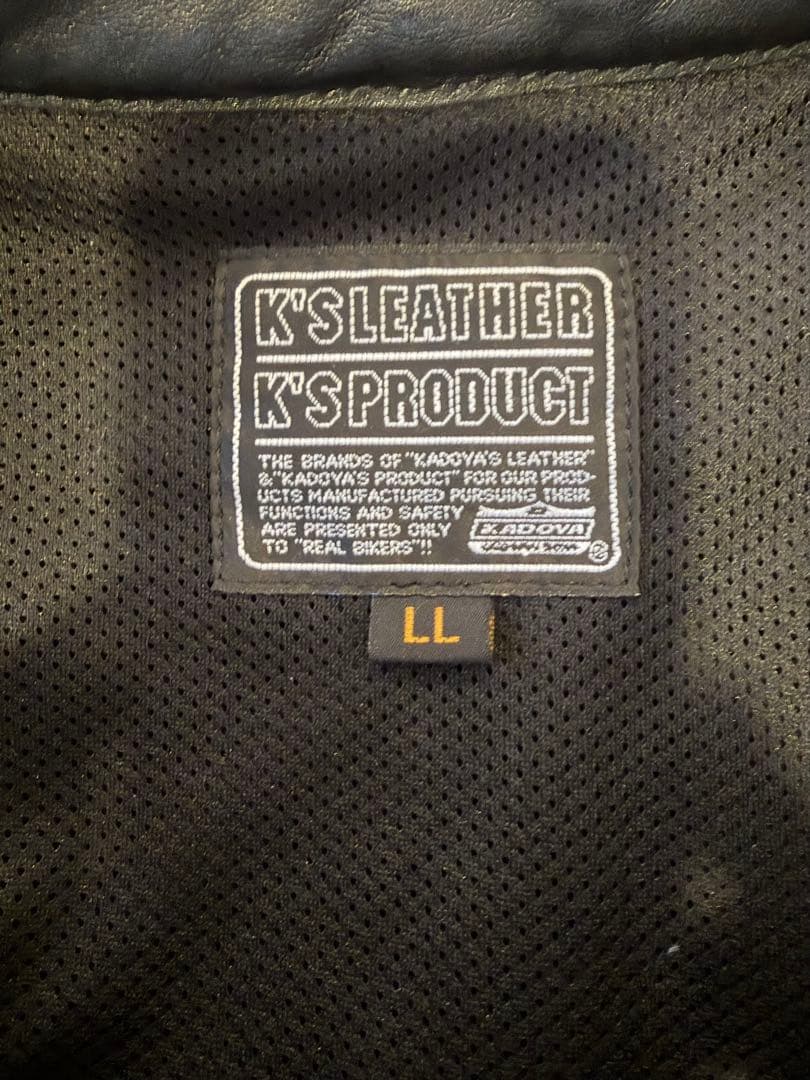 KADOYA K'S LEATHER 革ジャケット　LL