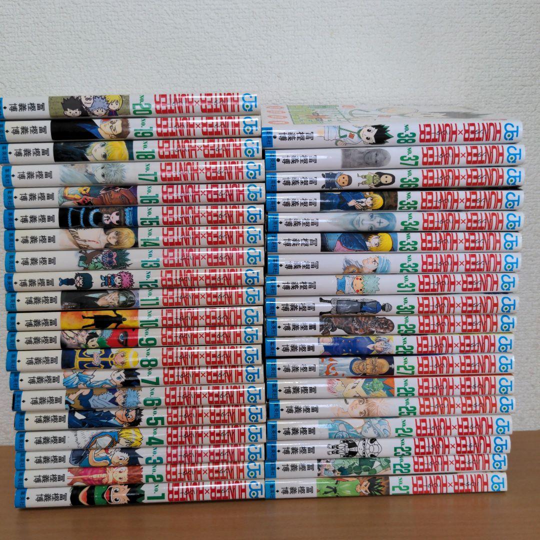 HUNTER×HUNTER 1巻〜38巻　全巻　冨樫義博