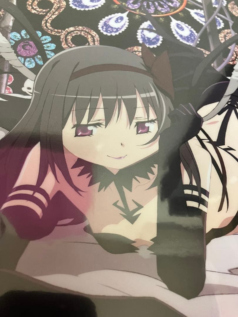 【非売品】魔法少女まどかマギカ 悪魔ほむら 描き下ろし クリアポスター