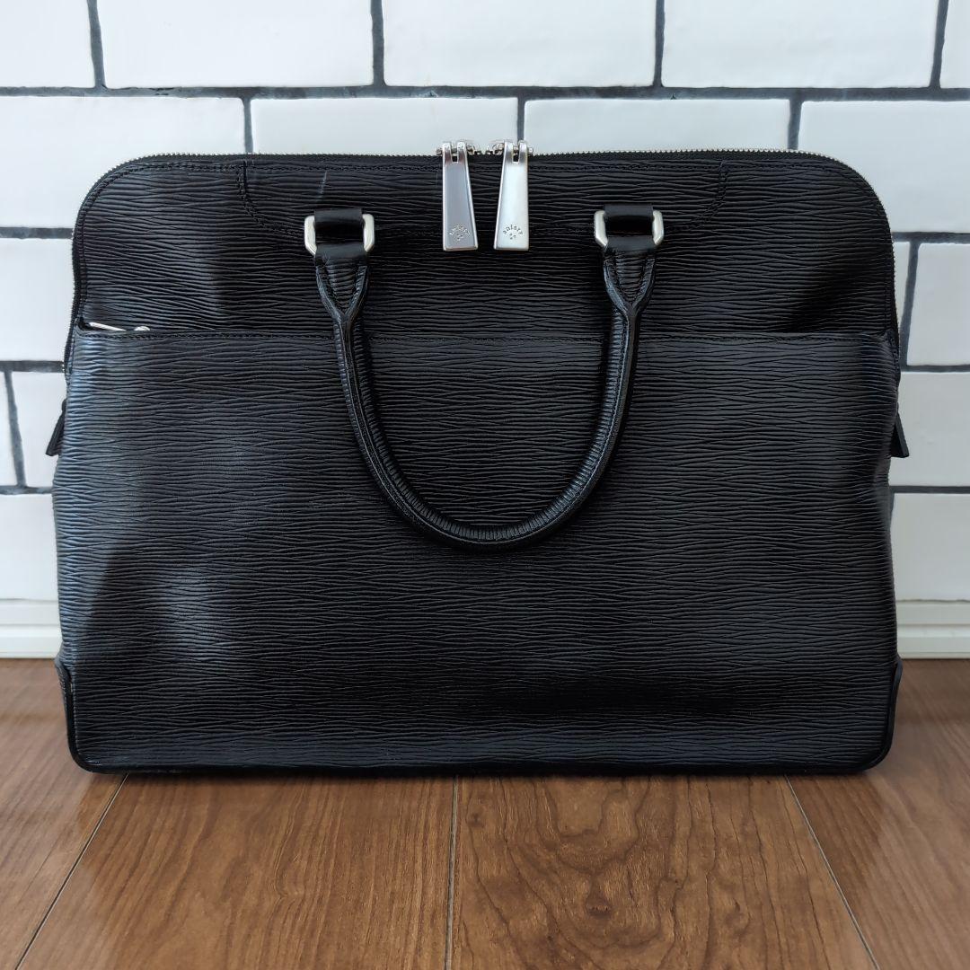 aniary　本皮　小型　ブリーフケース　アニアリ　レザー　ビジネスバッグ