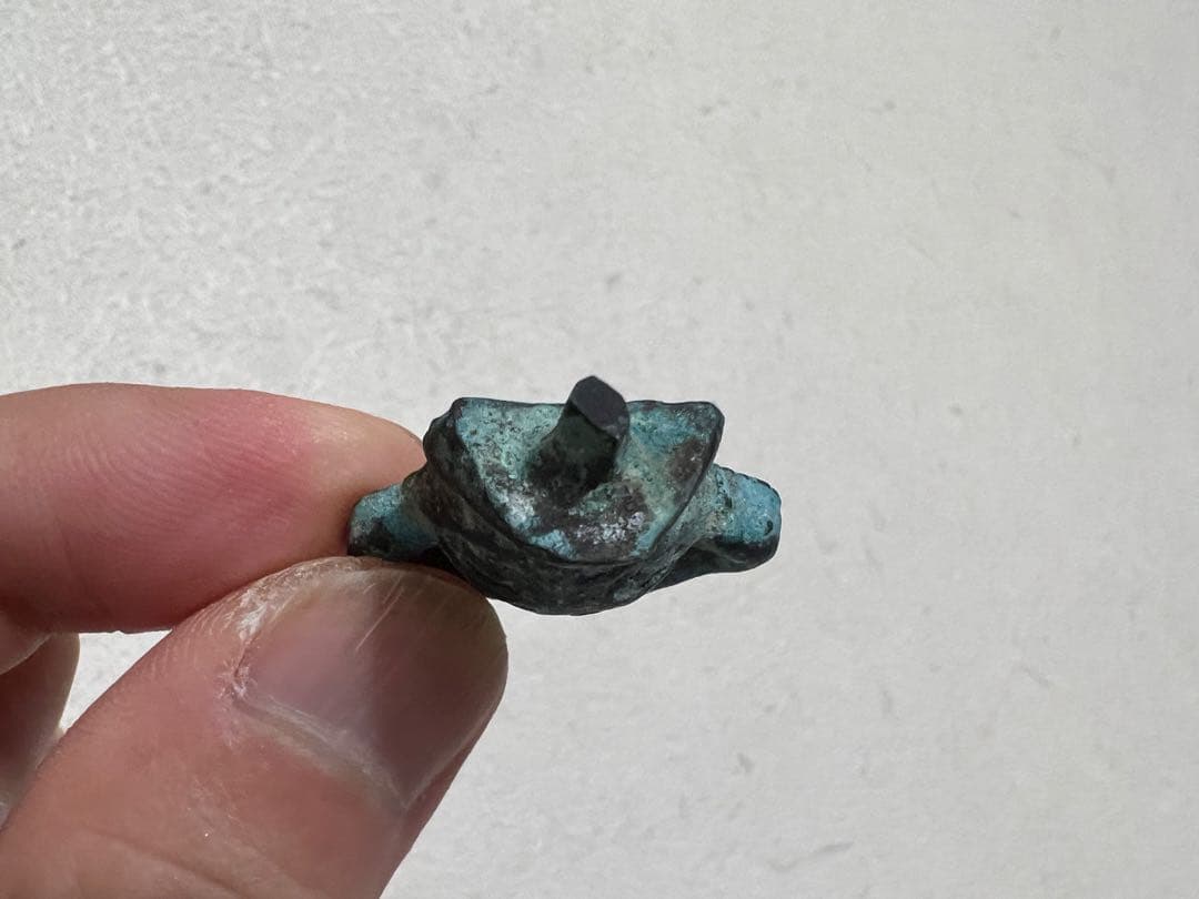 中国 青銅器 三星堆 長江文明 動物頭部 四川省 蜀 発掘 出土 骨董 古美術