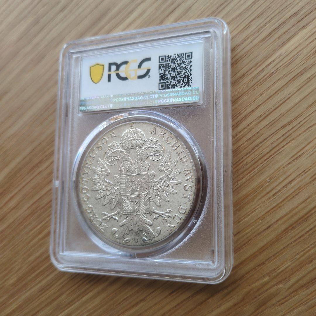 1780−SF オーストリア ターラー銀貨 PCGS MS65