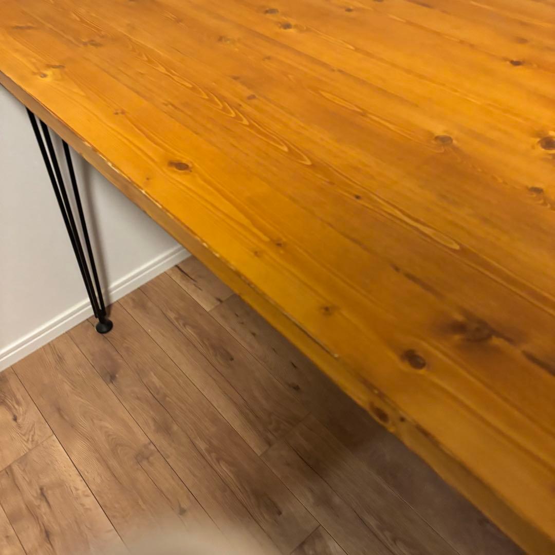 LOWYA ロウヤ ダイニングテーブル 木目 木製 天然木 ヴィンテージ風