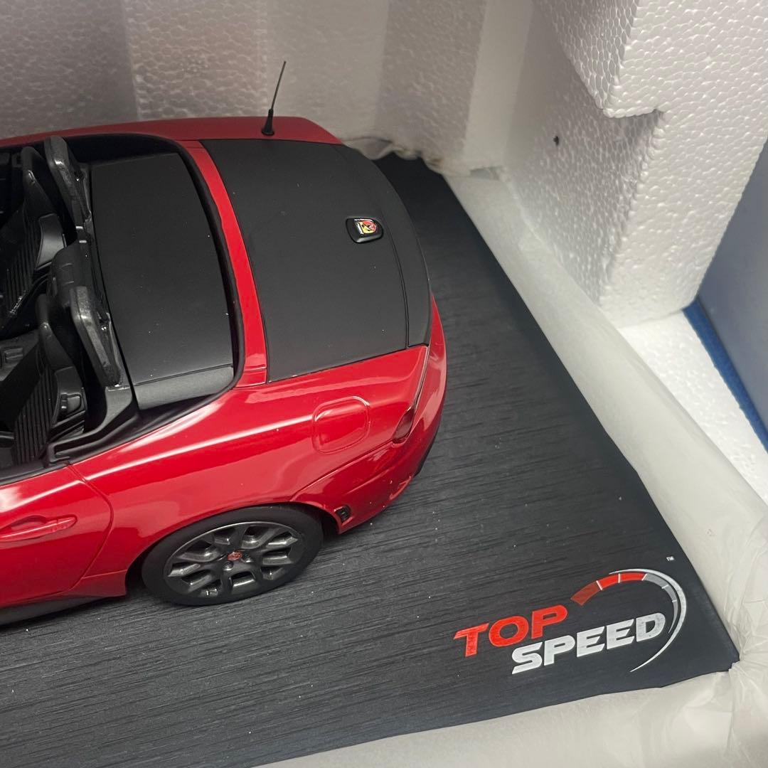 最終値下げ★TOPSPEED models1/18 アバルト124スパイダー
