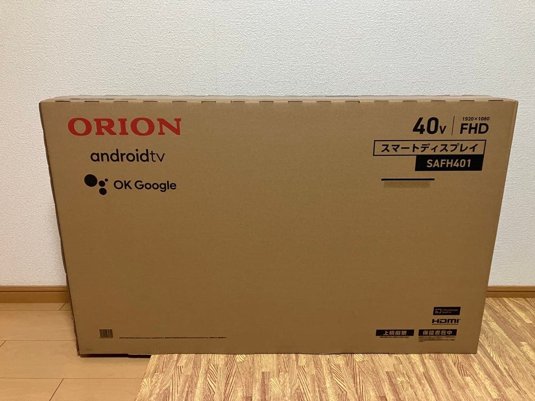 【新品】ORION オリオン SAFH401 40v スマートディスプレイ