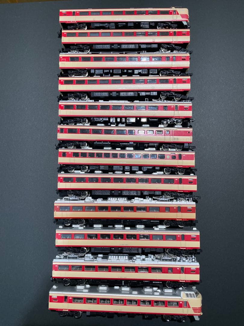 【ジャンク】TOMIX旧製品485系ひばり１２両動力２両動作確認済み