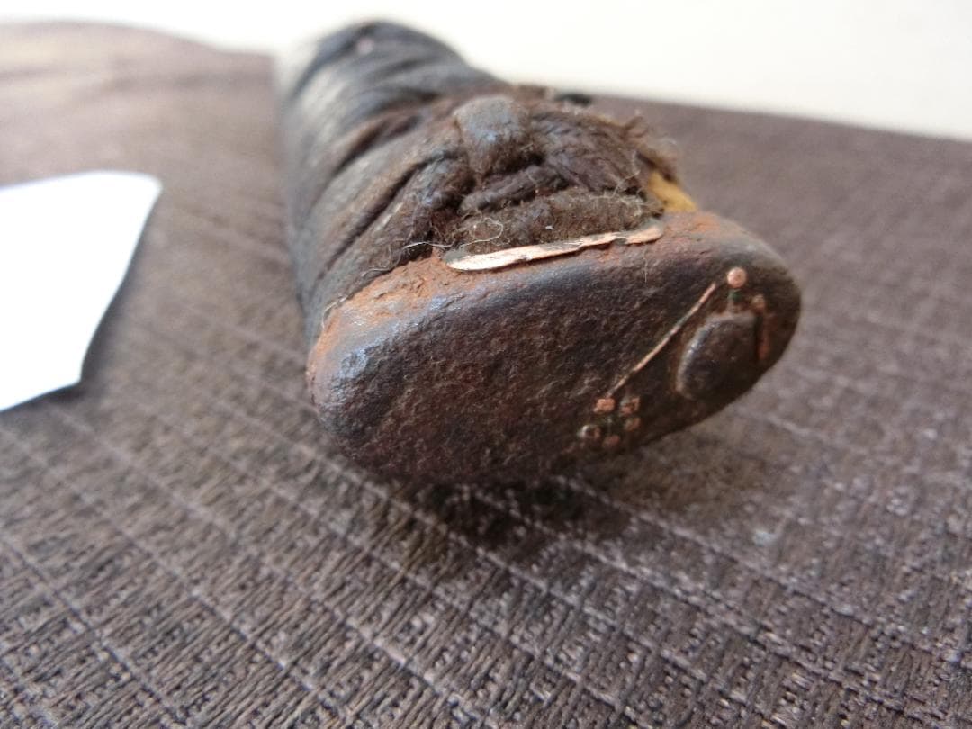 利用品！【 柄　柄巻き　縁頭　目貫　刀装具の部品・Rk・小道具】★拵え　刀剣必需