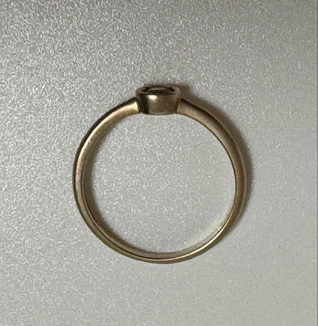 【専用】イエローサファイアリング K10 YG ホーニング仕上げ 7号