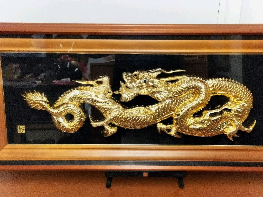 昇り龍　額飾り　開運アップ