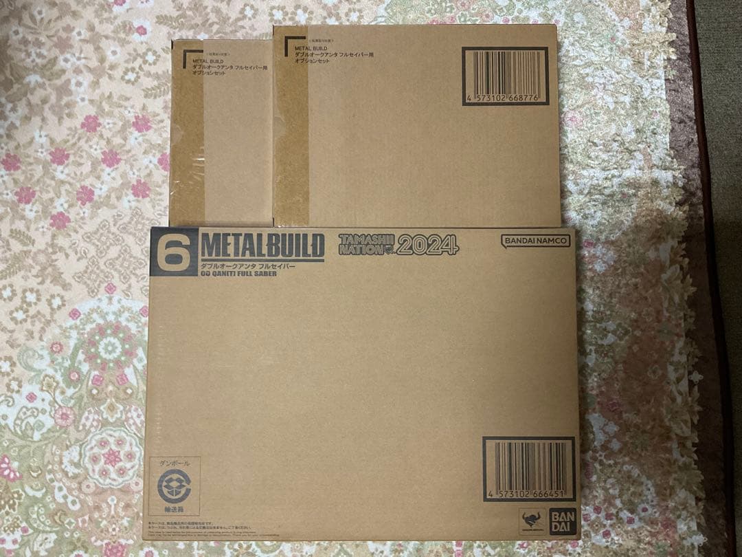 L BUILD ダブルオークアンタ フルセイバー＋オプションセット×2