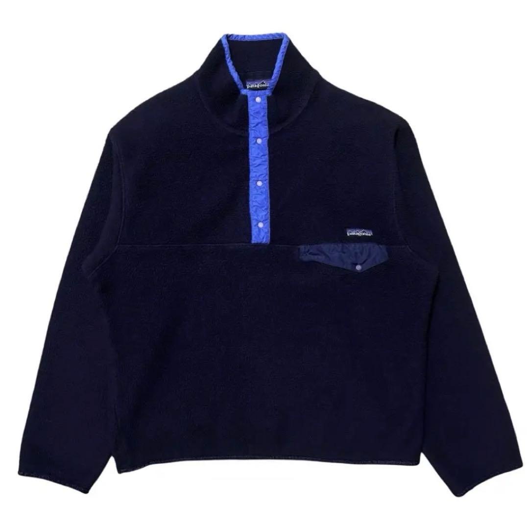 黒 極美品 1990s Patagonia パタゴニア シンチラ スナップT