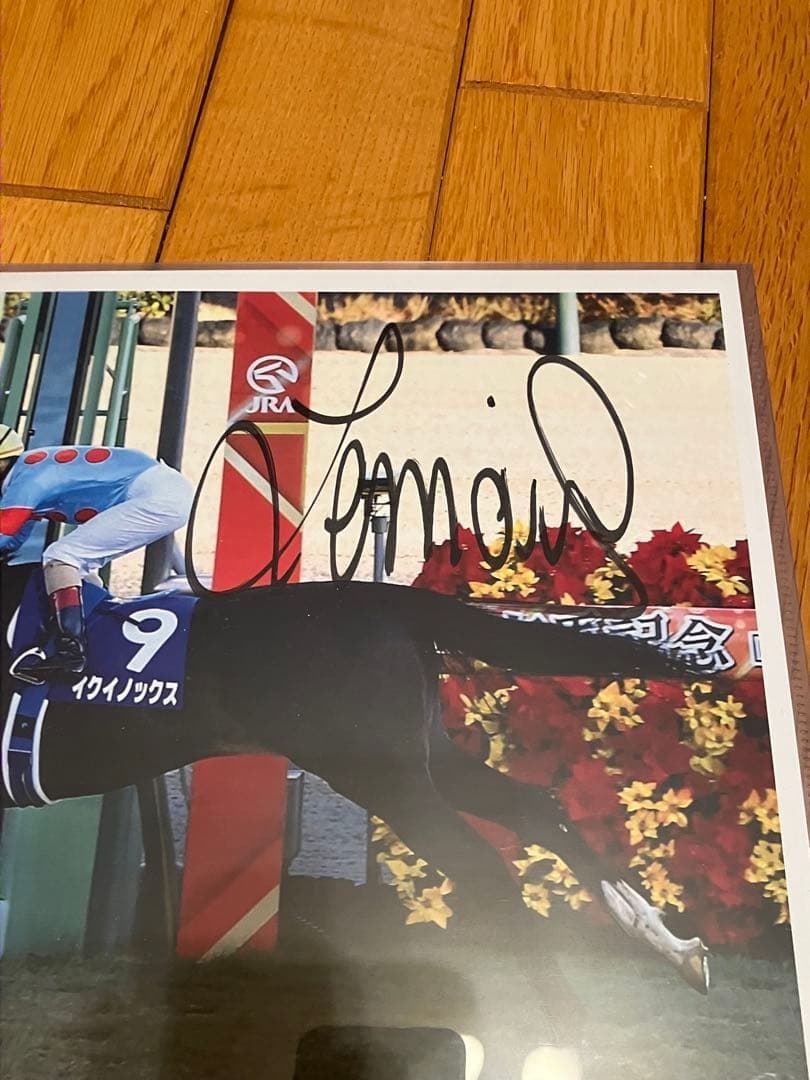 イクイノックス　鬣　たてがみ　2022有馬記念優勝　C・ルメール騎手直筆サイン