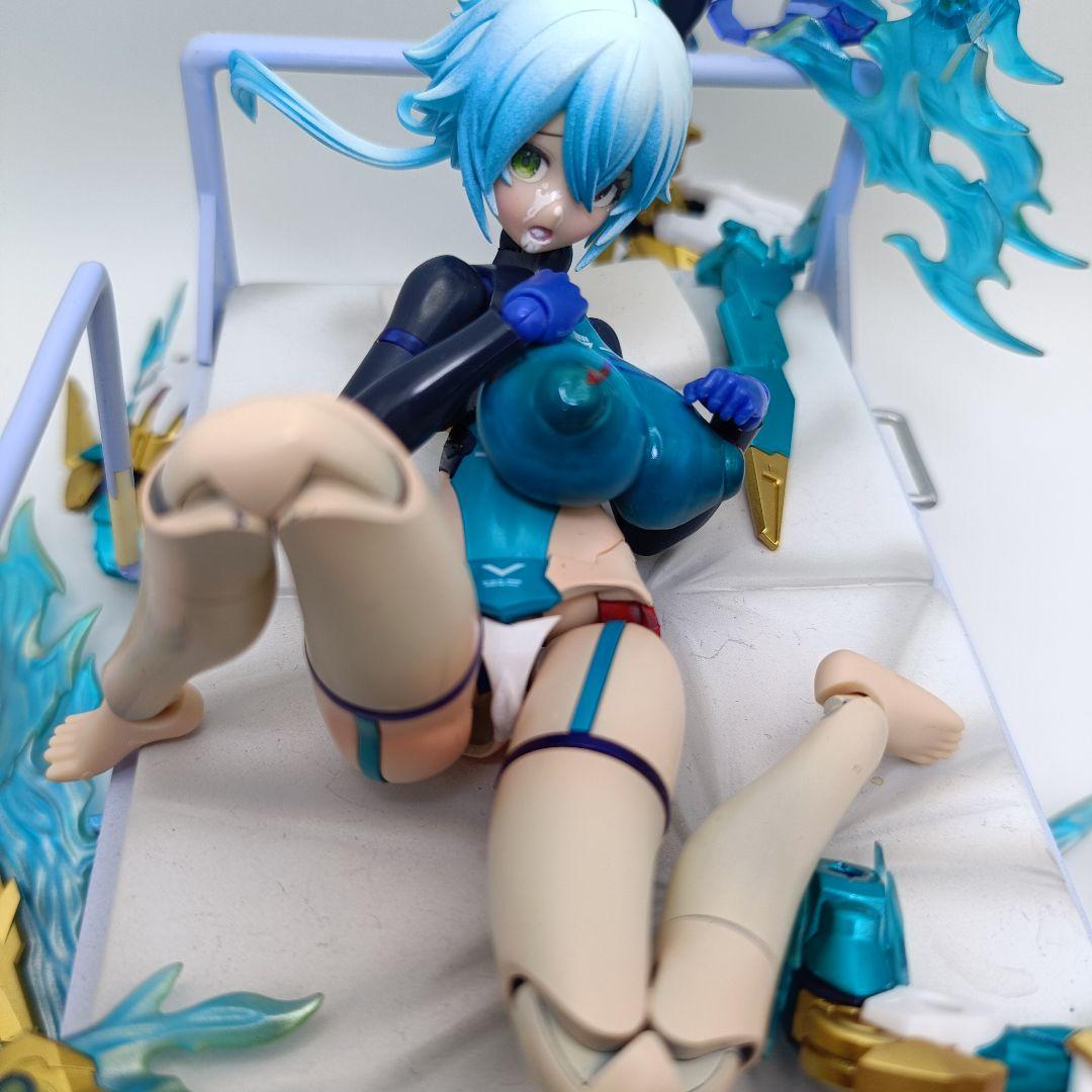 メガミデバイス　皇巫（オウブ) スサノヲ　蒼轟雷電　塗装完成　コトブキヤ